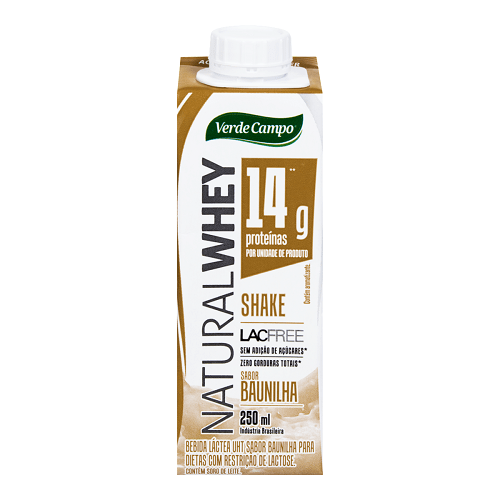 Natural Whey Shake Baunilha Verde Campo - 250ml
