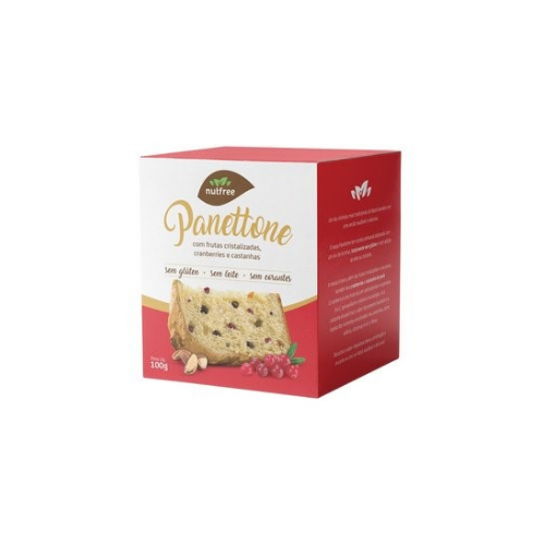 Panetone sem Glúten e sem Lactose NutFree - 100gr
