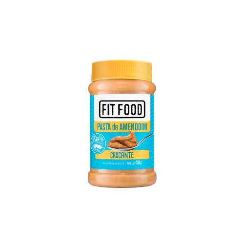 Pasta de Amendoim Crocante Fit Food - 450g - Viver Bem Saudável