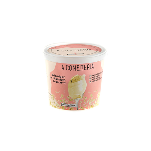 Brigadeiro de Chocolate Branco Fit A Confiteria - 150g