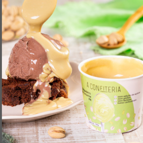 Brigadeiro de Pistache Fit A Confiteria - 150g - Imagem 3
