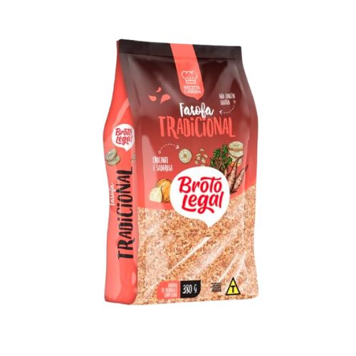 Farofa Tradicional sem Gluten Broto Legal - 380g