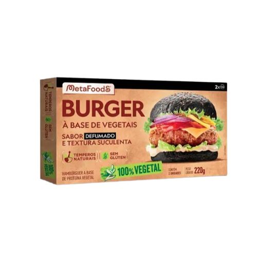 Hamburguer Vegetal Defumado Metafoods - 220g