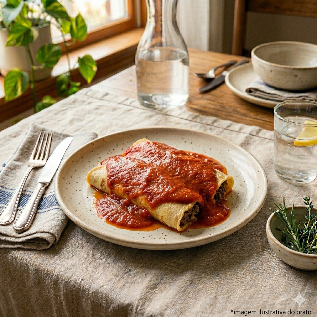 Panqueca de Carne Zero lactose (Low Carb) - 300g